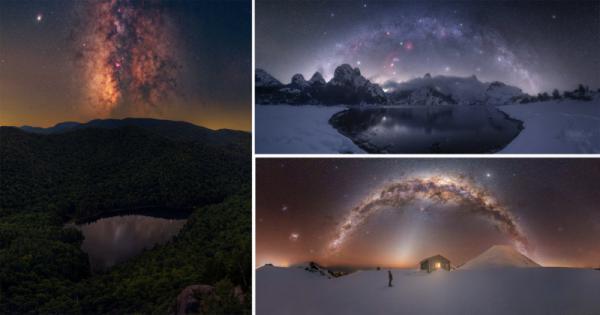 10 عکس باورنکردنی و منتخب مسابقه عکاسی کهکشان راه شیری سال 2021