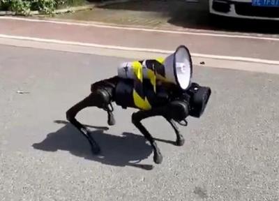 هشدار سگ رباتیک درباره کرونا