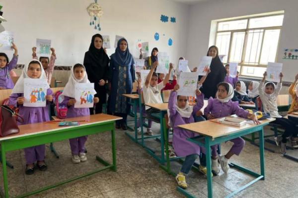 دومین ویژه برنامه کاروان جهادی رضوی در مدارس ابتدایی روستایی میاندوآب